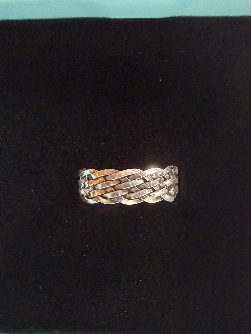 Sterling Silver Weave Ring